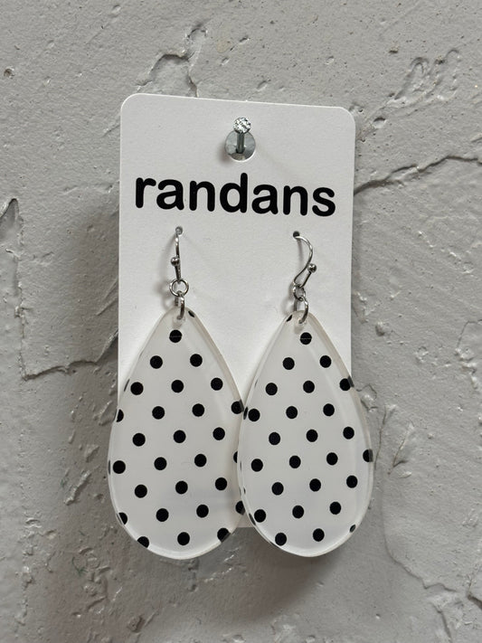 Large Black Polka Dots