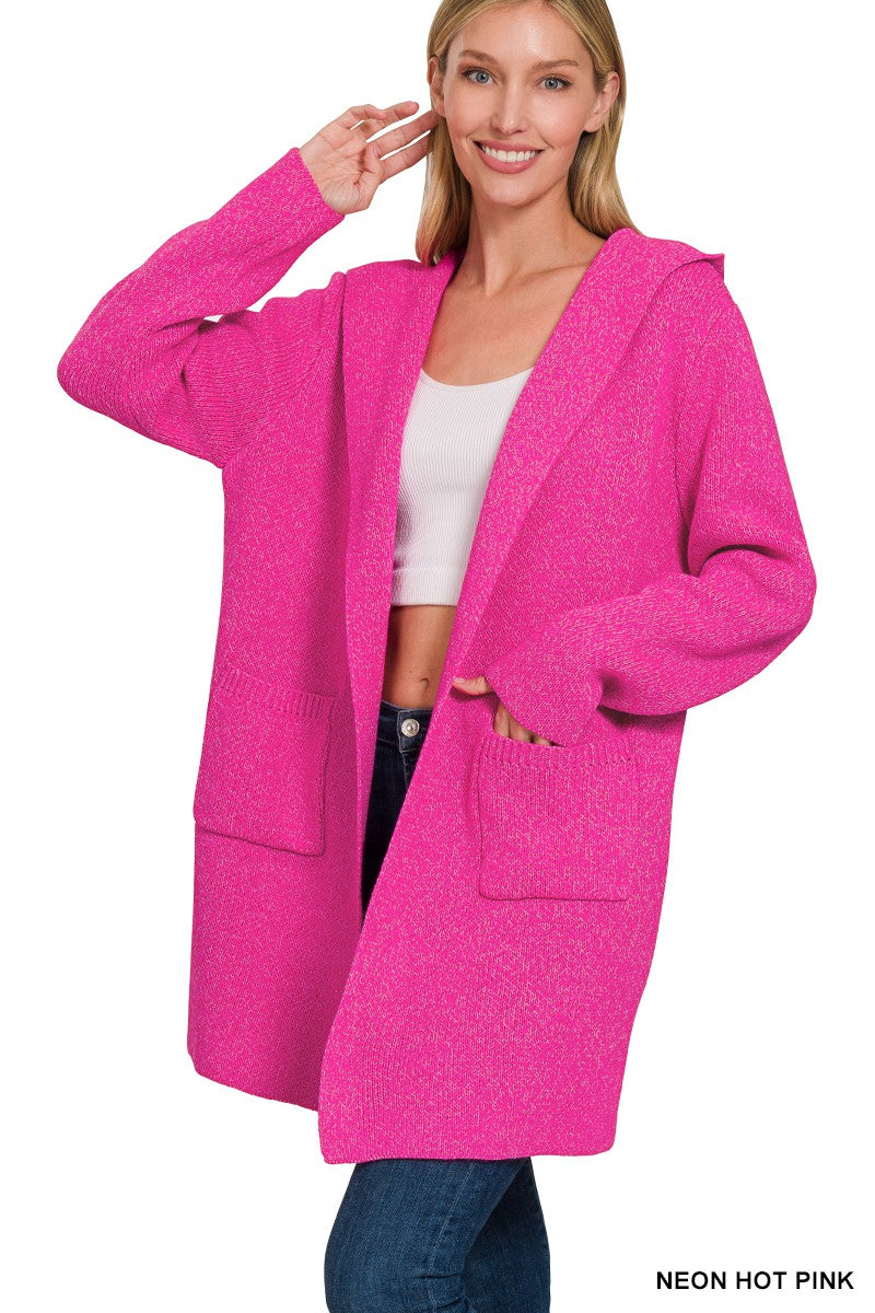 Hooded Hot Pink