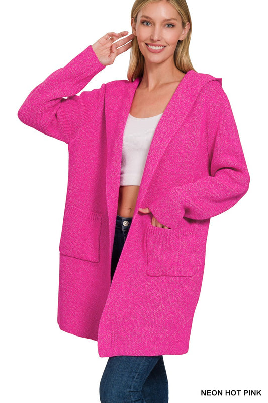 Hooded Hot Pink