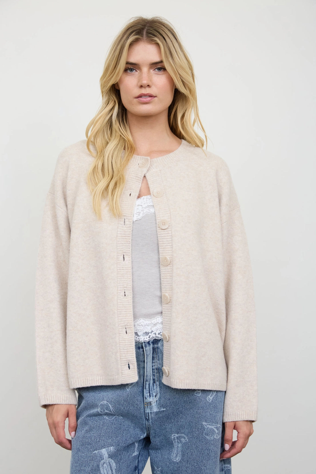 Oatmeal Cozy Daydream Cardigan