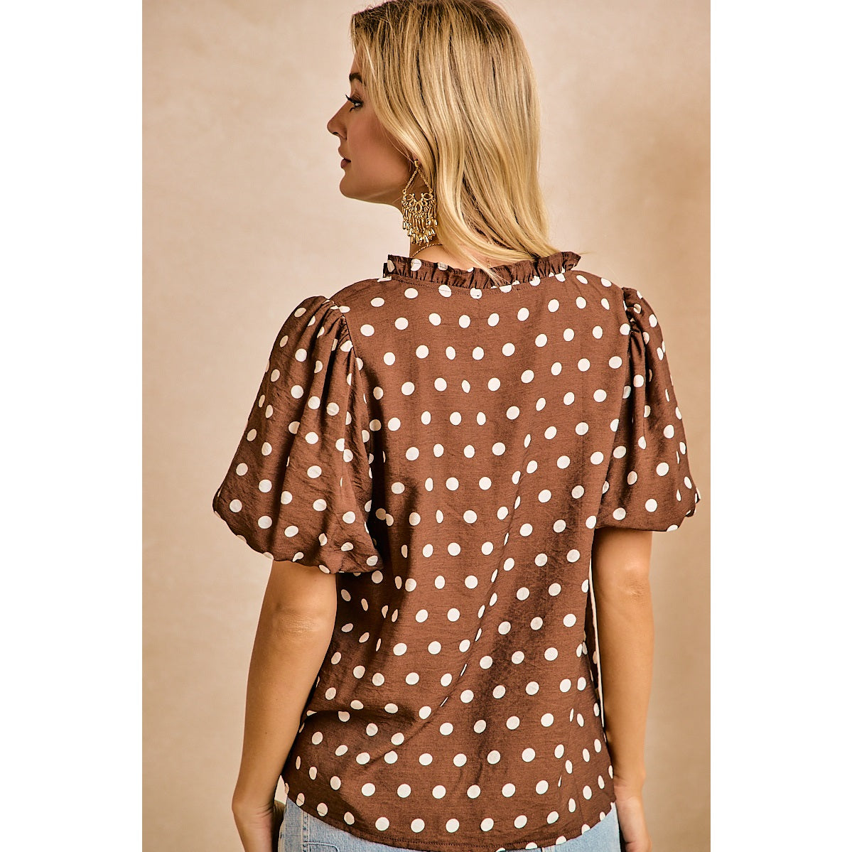 Brown Sugar Polka Top