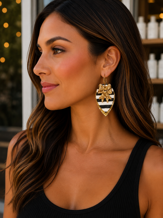 Golden Wildflower Earrings