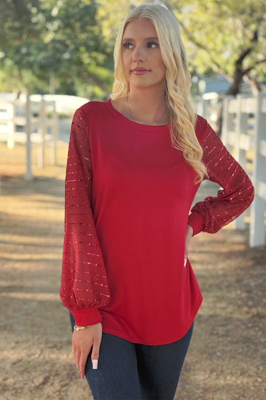 Scarlet Illusion Blouse