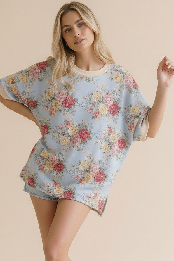 Vintage Petal Breeze Top