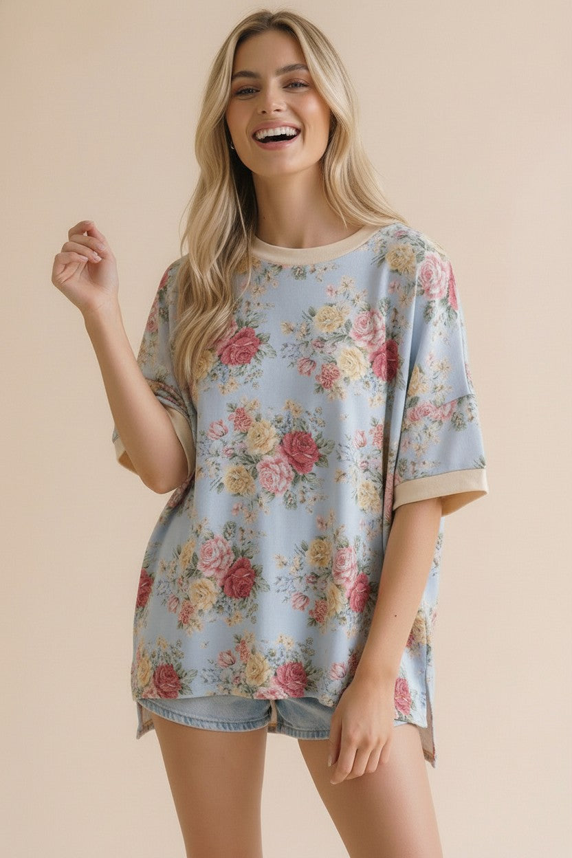 Vintage Petal Breeze Top