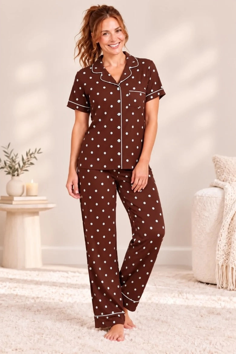 Polka Dot Yummy PJ Set