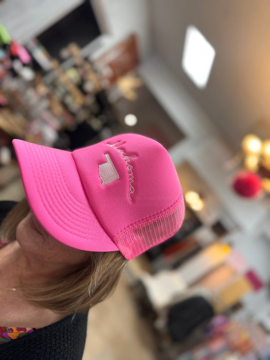 Pink Oklahoma Spring Hat