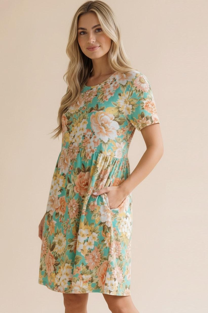 Perfect Floral Babydoll Dress