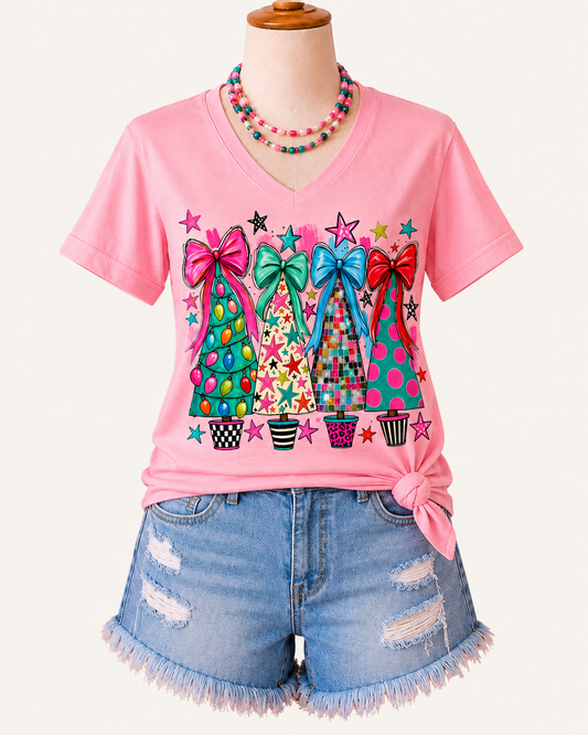 Christmas Cutie Trees Tee