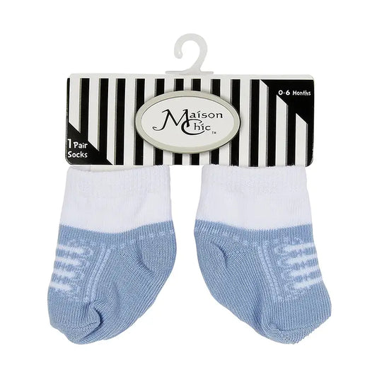 Pale Blue Sneaker Socks