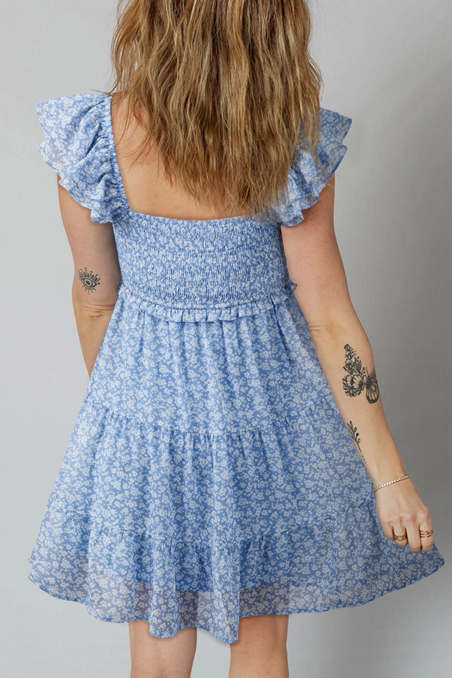 Little Blue Blossom Dress