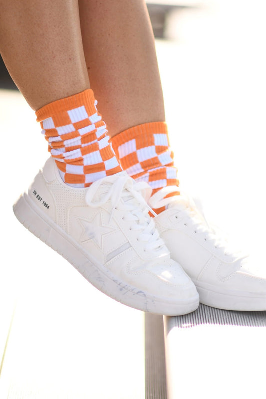 Game Day Checkered Socks