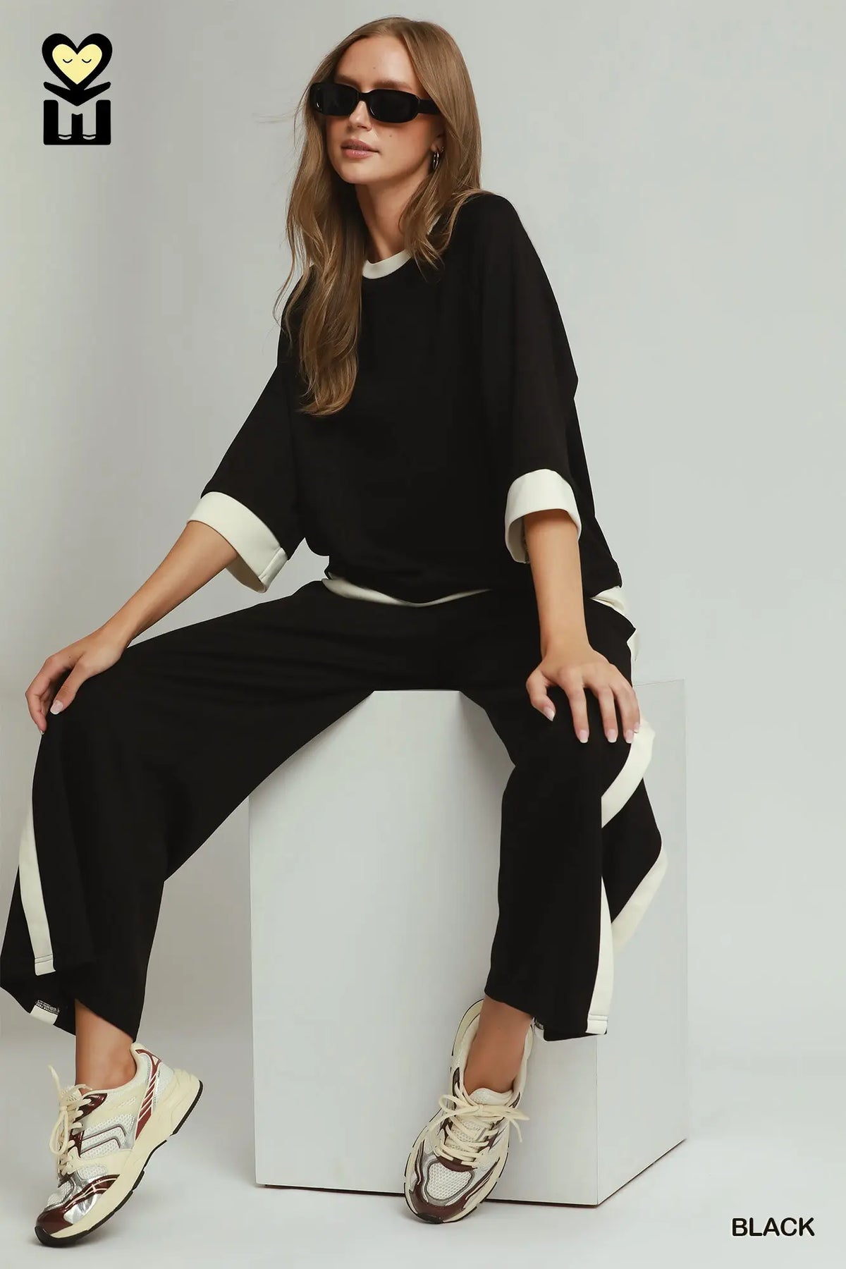 Classic Contrast Top