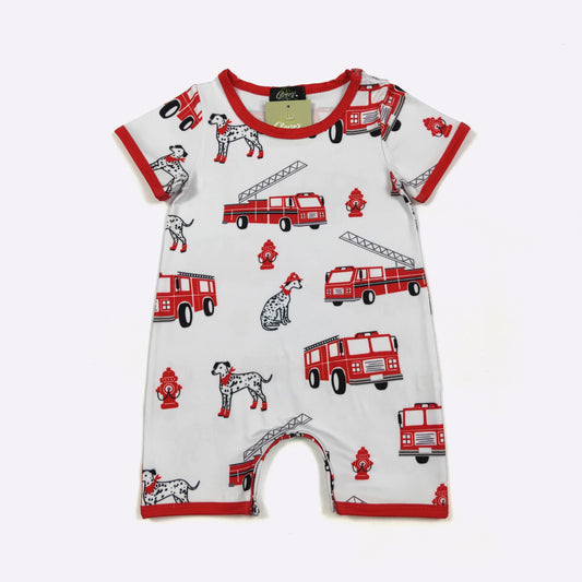 Firehouse Friends Boy Romper