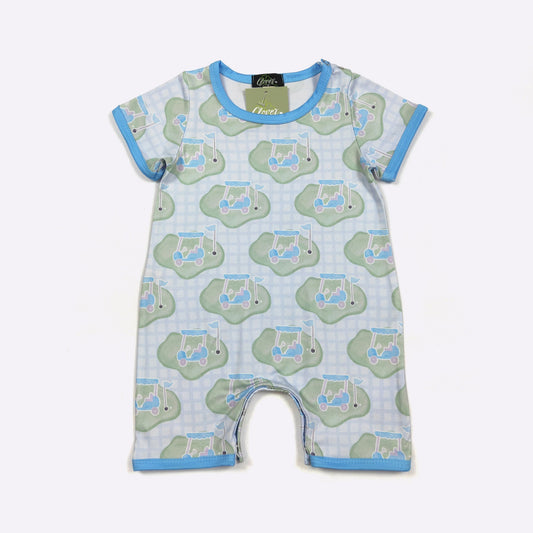 Golf Cart Boy Romper