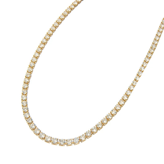 18K Gold Tennis Choker