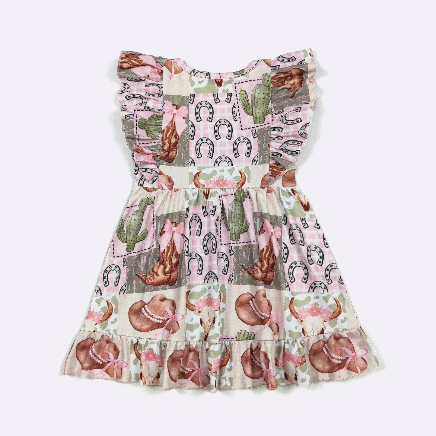 Girly Rootin' Tootin' Girls Dress