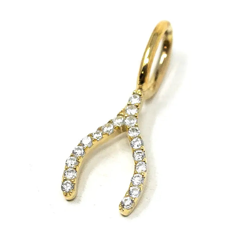 Wishbone Charm