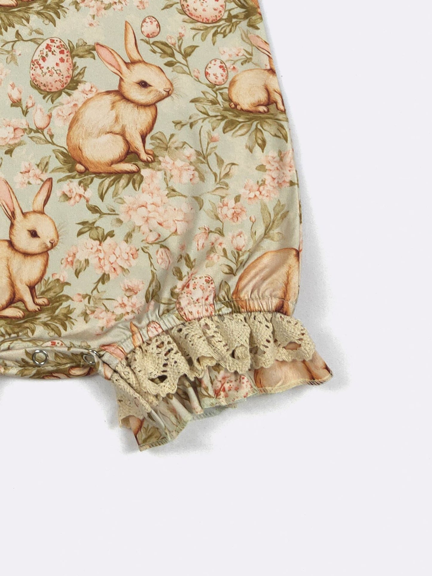Antique Easter Baby Romper