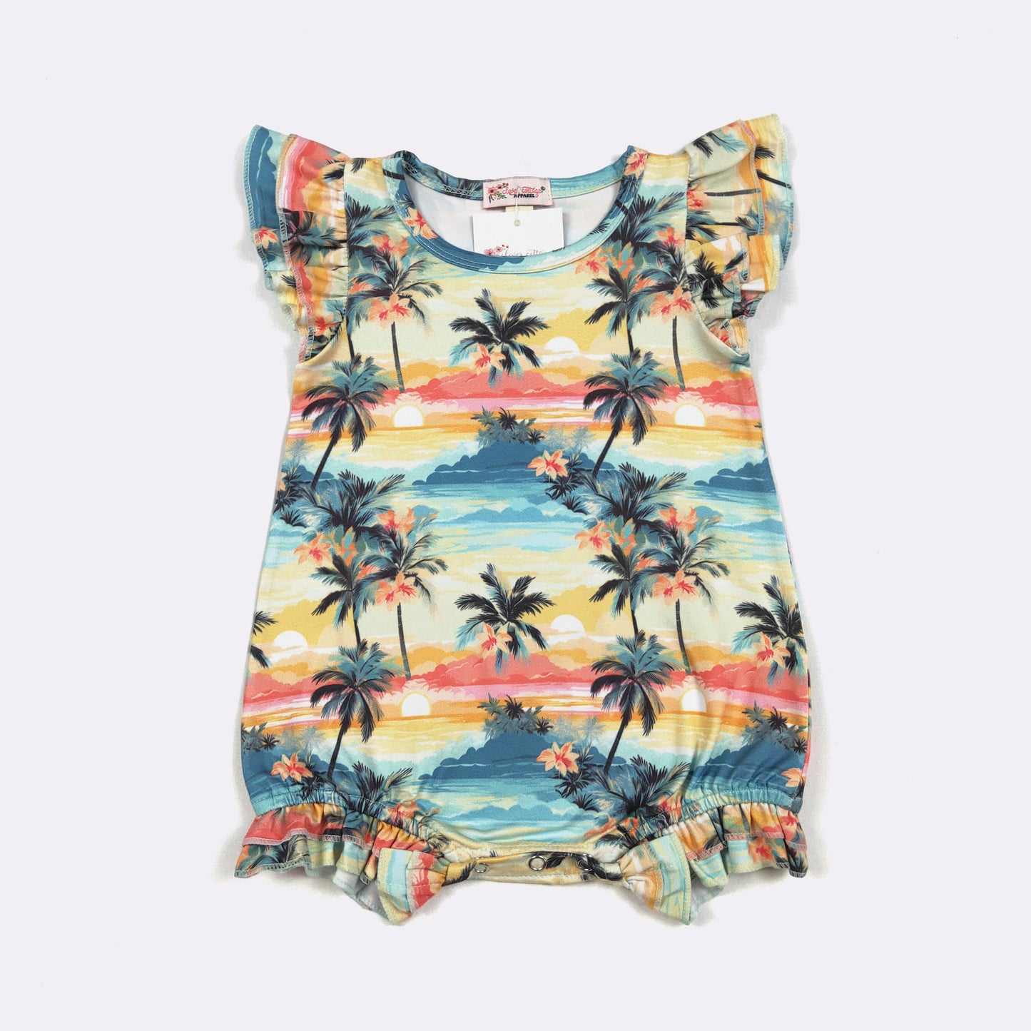 Sunset Oasis Baby Romper
