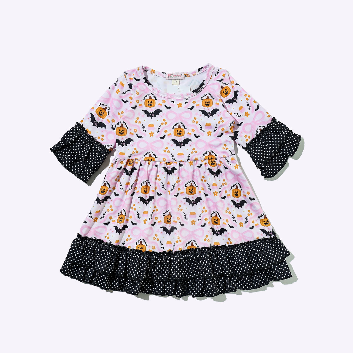 Bats & Bows Girls Dress
