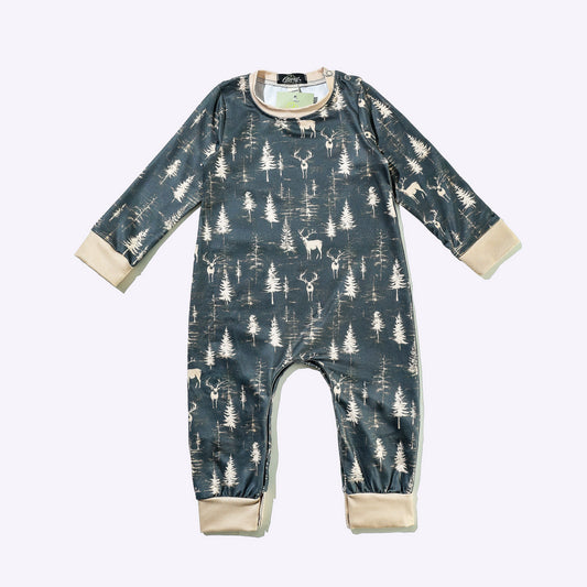 Midnight Forest Boy Romper