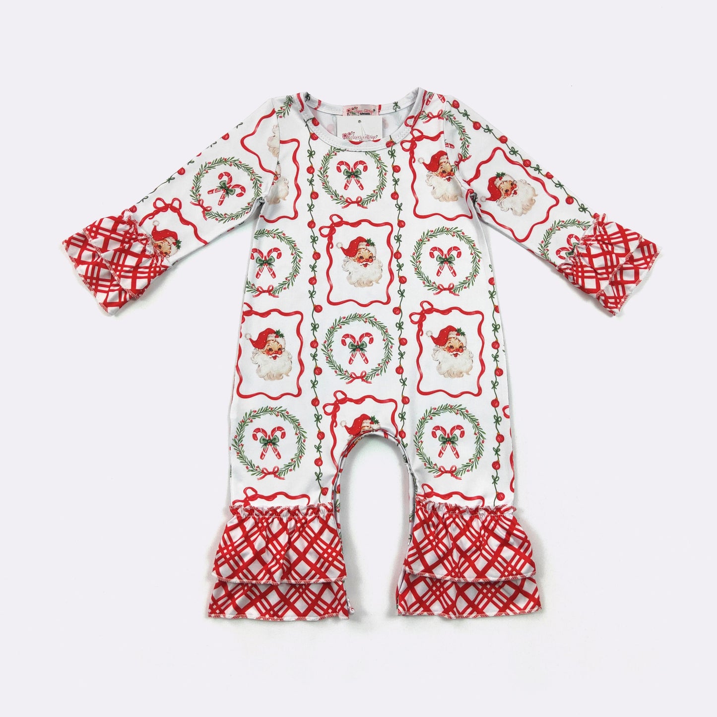 Santa Frames Baby Romper