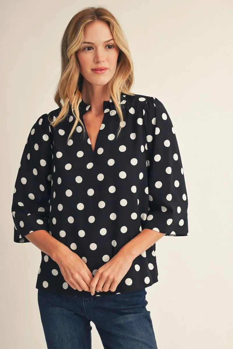 Vintage Noir Blouse