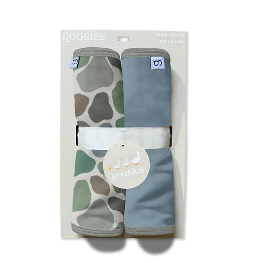 Burp Cloth Set- Pebble Camo