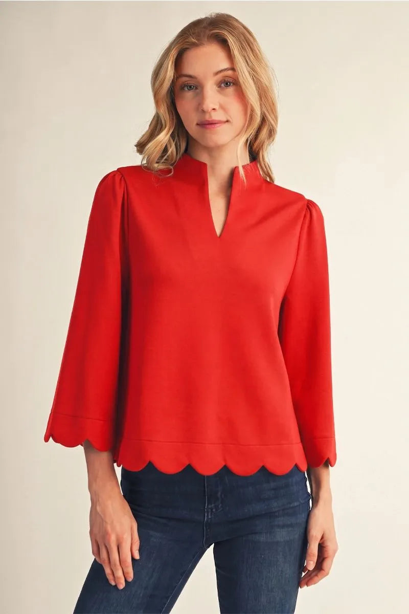 Scarlet Sweetheart Top