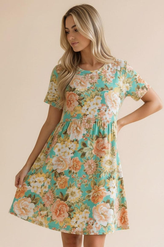 Perfect Floral Babydoll Dress