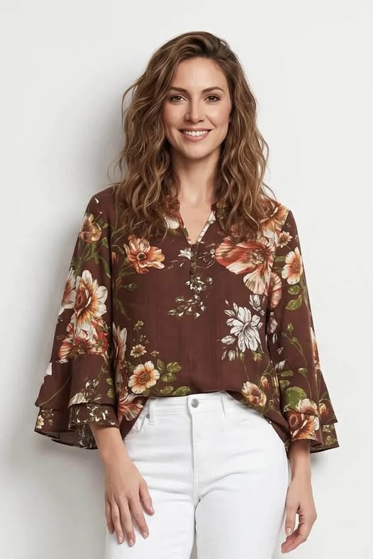 Cinnamon Bloom Top