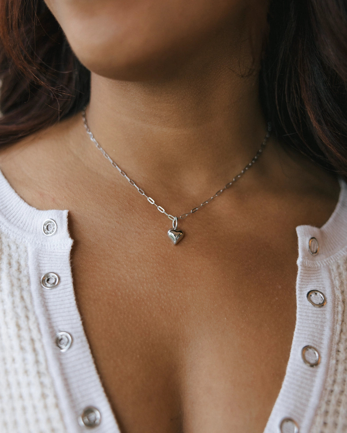 Mini Puffy Heart Charm