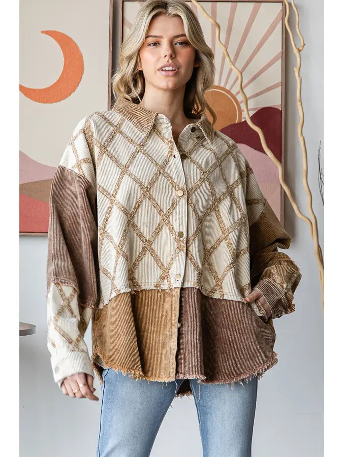 Sundown Cord Block Jacket