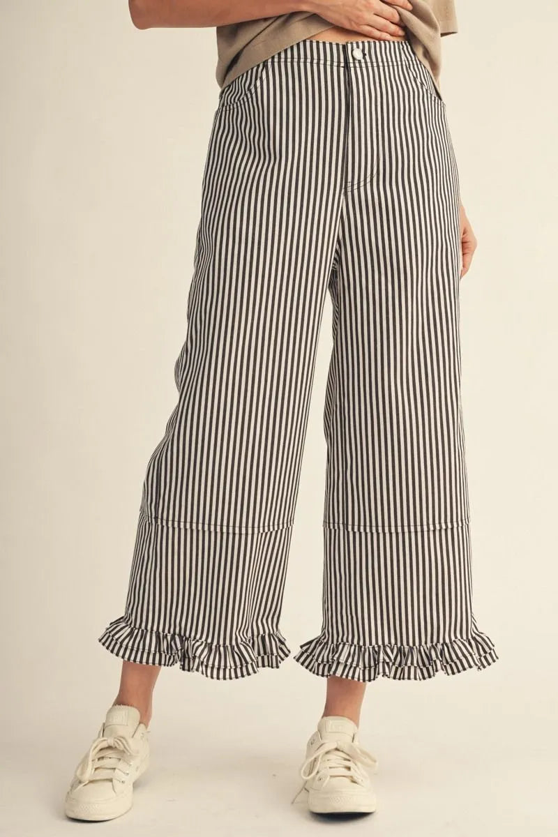 Brown Sugar Stripes Pants