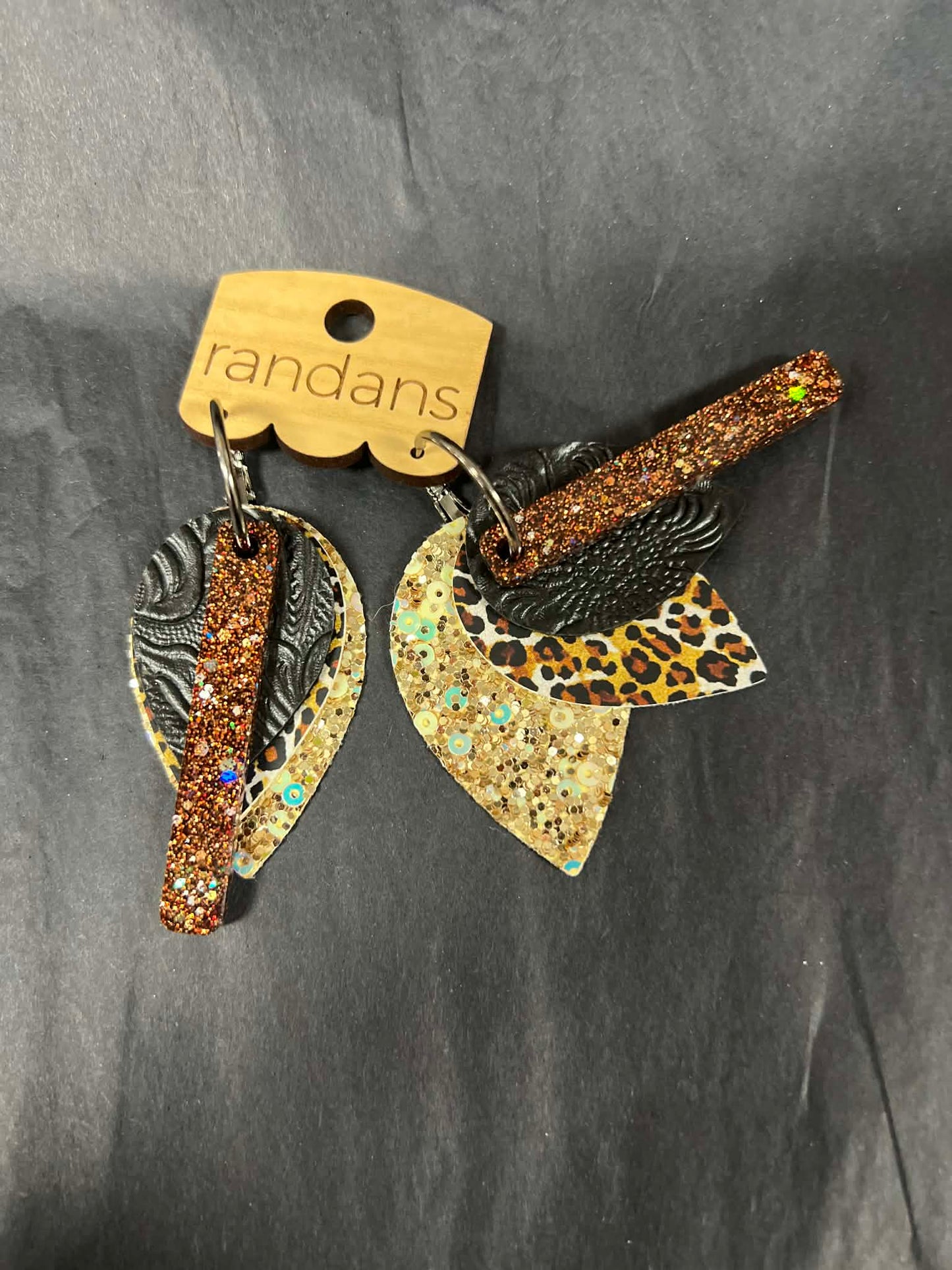 Honey Bronze Glam Earrings