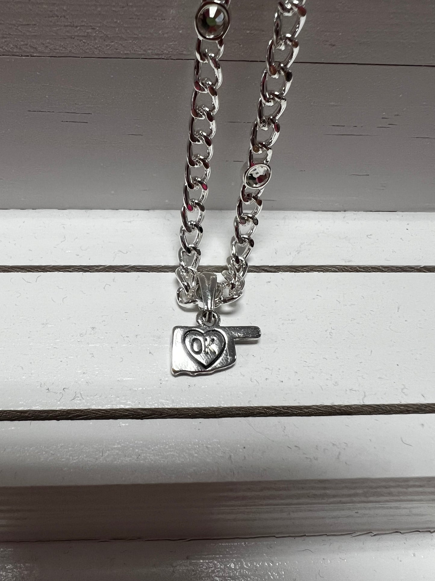 Lydia Silver Oklahoma Necklace