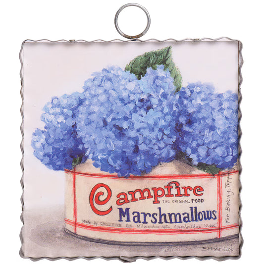 Mini Art Campfire Hydrangeas