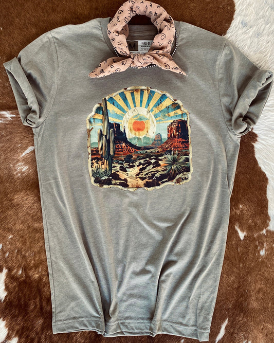 Desert Sunset Graphic Tee