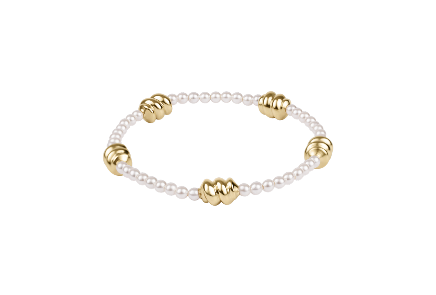 Admire Gold 3mm Pearl Bracelet