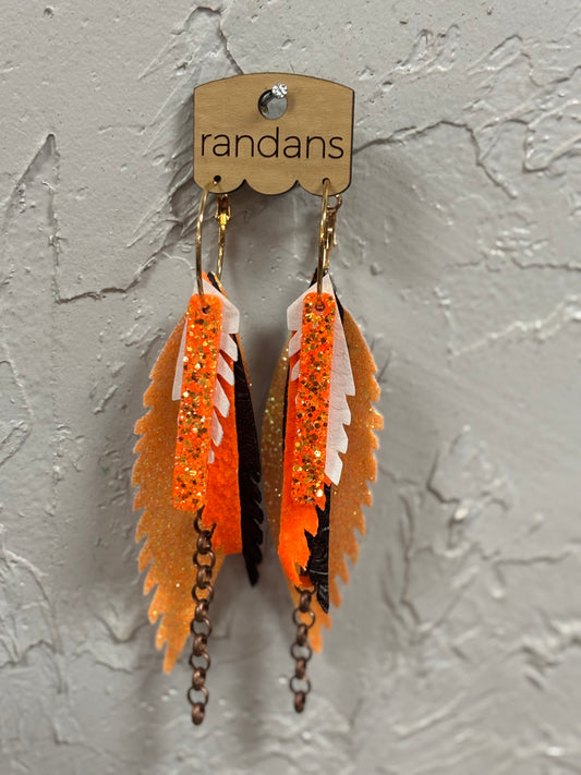 Fringe Hoop Earrings
