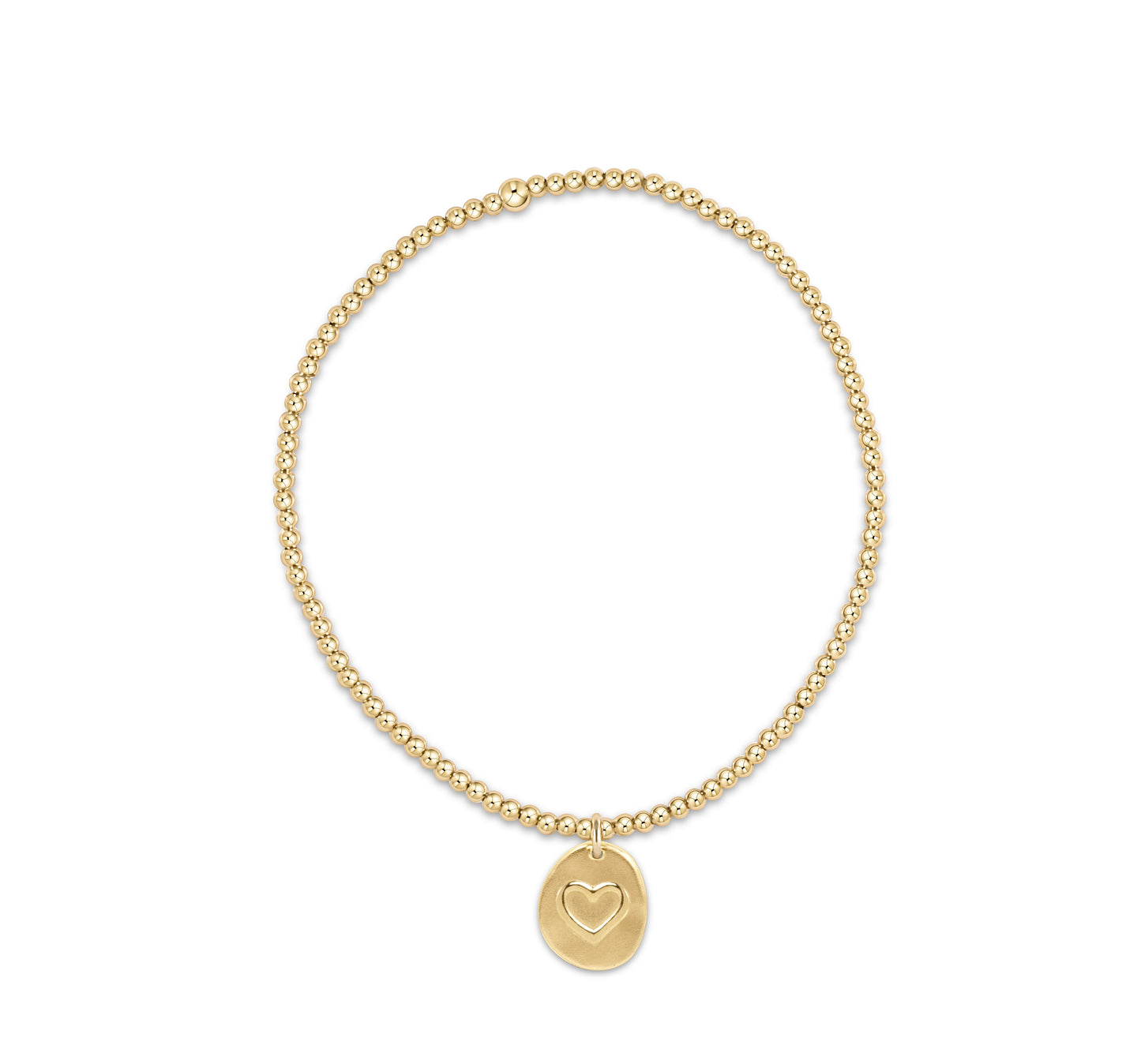 Classic Gold 2mm Bracelet - Inspire Love Small Gold.