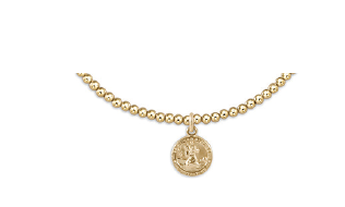 Classic Gold 2mm Bracelet - Protection Small Gold.