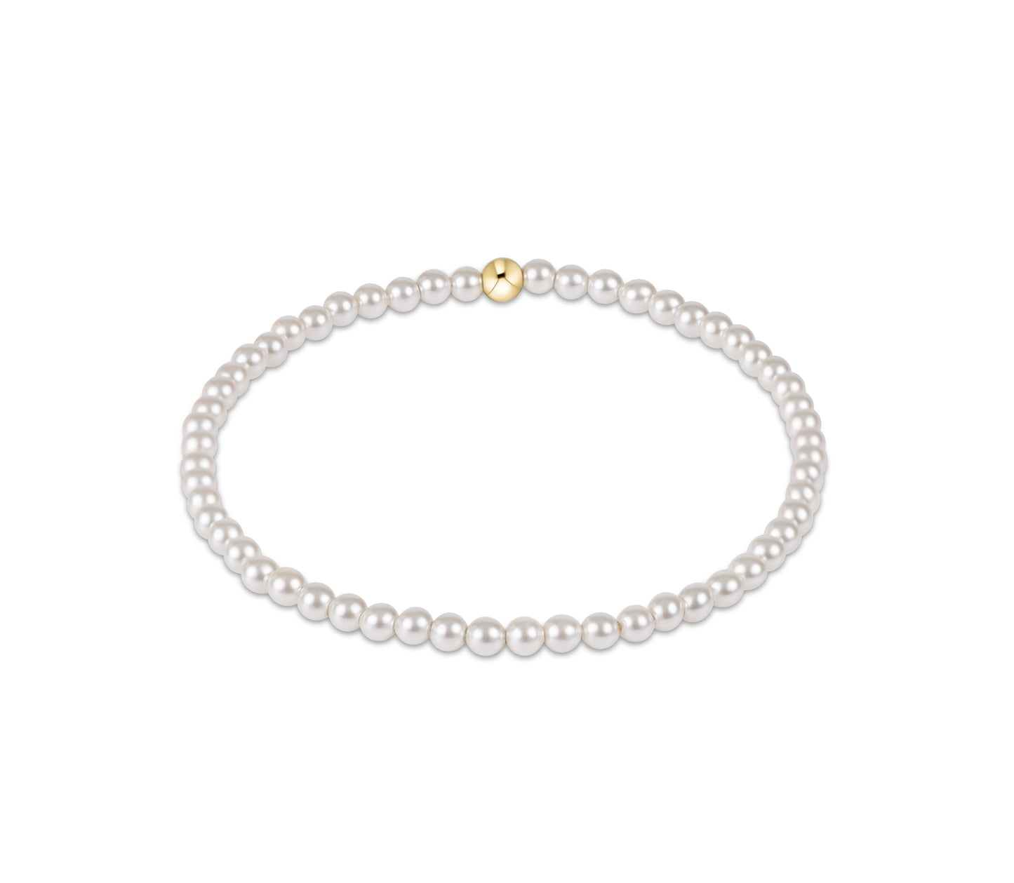 Classic Pearl 3mm Bead Bracelet