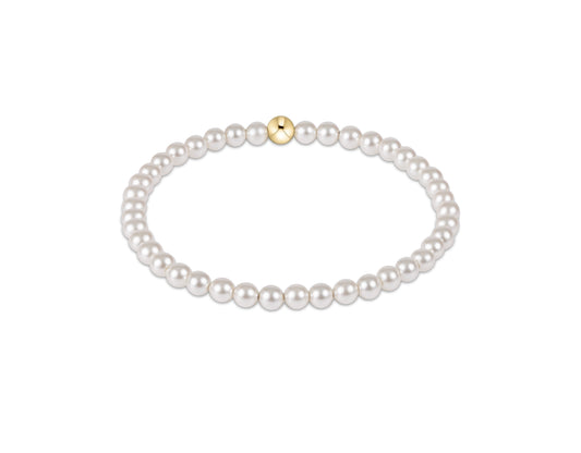 Classic Pearl 4mm Bead Bracelet