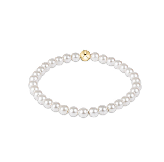 Classic Pearl 5mm Bead Bracelet