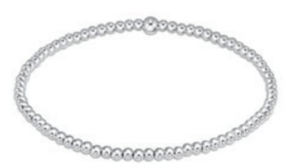 Classic Sterling 2.5mm Bead Bracelet