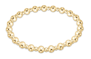 enewton Extends - Classic Grateful Pattern 5mm Bead Bracelet - Gold