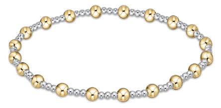 enewton Extends - Classic Sincerity Pattern 4mm Bead Bracelet - Mixed Metal
