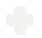enewton Extends - Signature Cross Gold Pattern 3mm Bead Bracelet- Off White